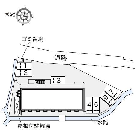 ル・ブランシェ(13872)の駐車配置図