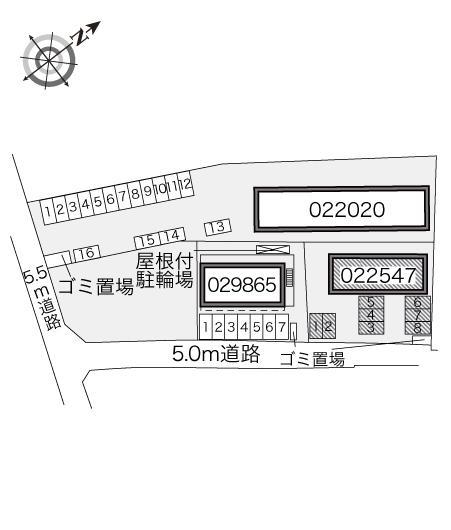 パストラル(22547)の駐車配置図