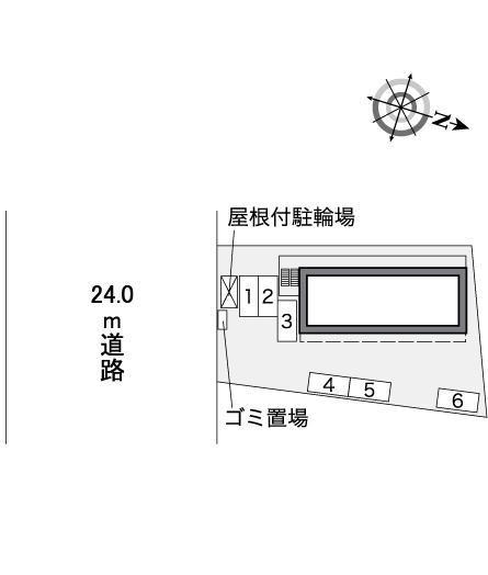 Ｔ　ＷＥＳＴ(39088)の駐車配置図