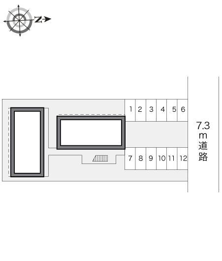 シャイン(19157)の駐車配置図