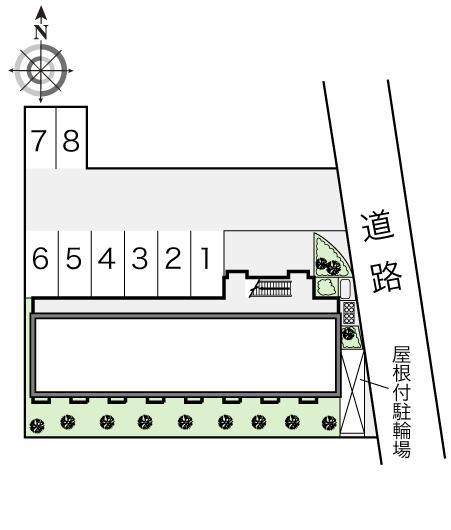 エクセレント２号館(14905)の駐車配置図