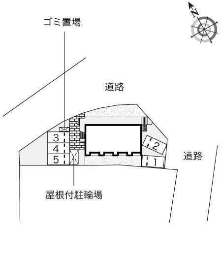 アメニティささきの(53933)の駐車配置図