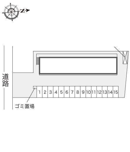 ＫＡＣＯ(19149)の駐車配置図