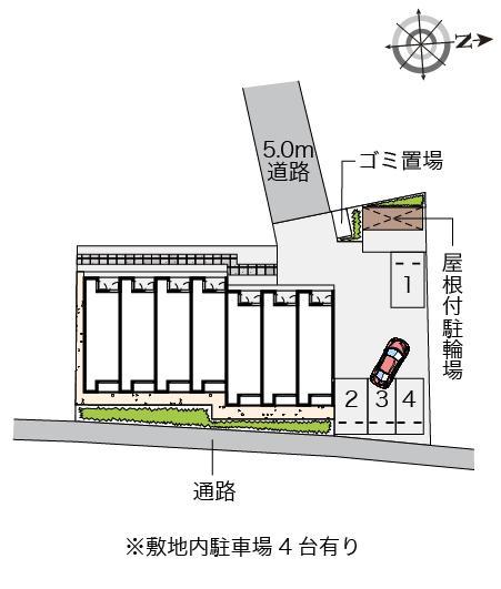 ブラウニー国立(53804)の駐車配置図