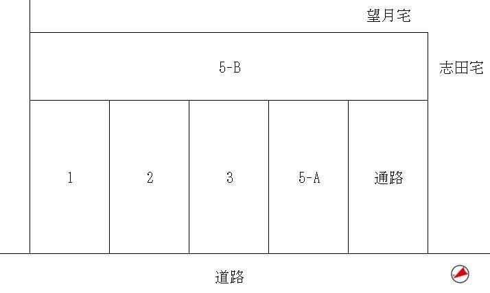 横砂本町駐車場 の駐車配置図
