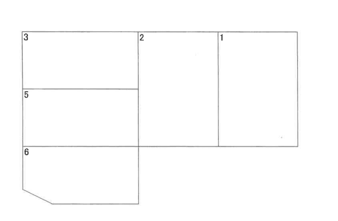 坂口駐車場の駐車配置図