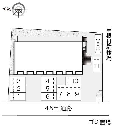 サン　サプール(54625)の駐車配置図