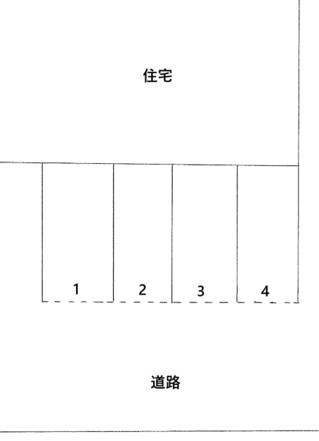 野田（吉無田）駐車場の駐車配置図