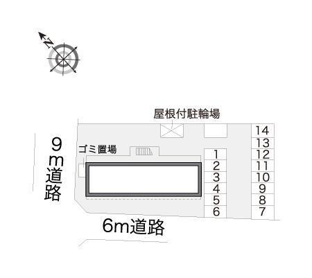 あづみの(14695)の駐車配置図