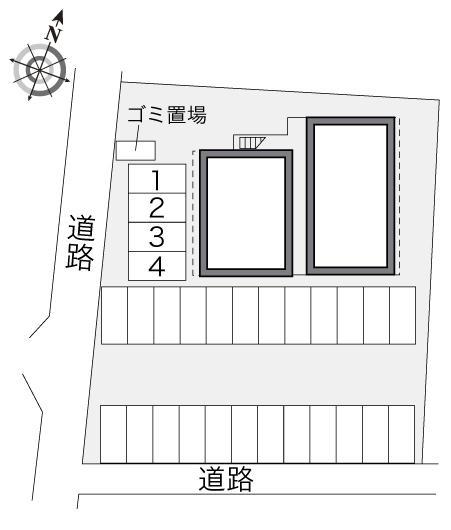 Ｎ(23034)の駐車配置図