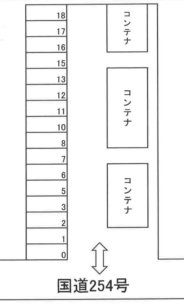 ファーストパーキングの駐車配置図
