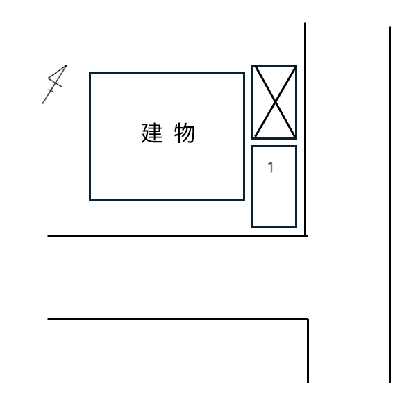 FK南町3丁目駐車場の駐車配置図