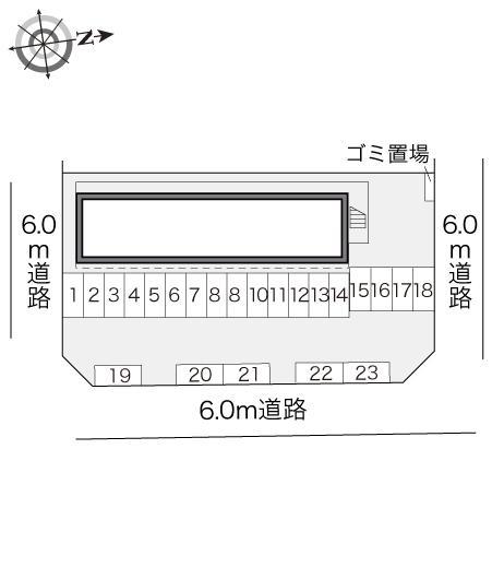 アルシオーネ(17708)の駐車配置図