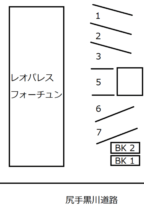84・村木駐車場の駐車配置図