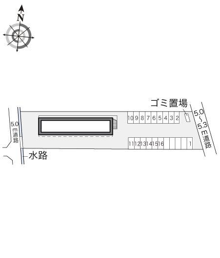 ＺＩＮ(17768)の駐車配置図