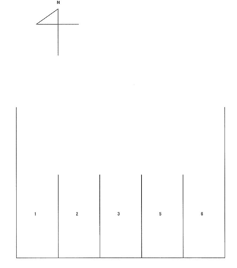 吉原町鶴喰16-1月極駐車場の駐車配置図