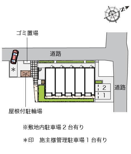 ドリームＫⅢ(53668)の駐車配置図