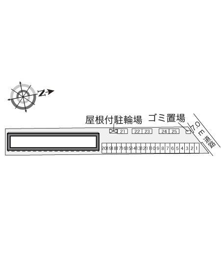 桜堀(31981)の駐車配置図
