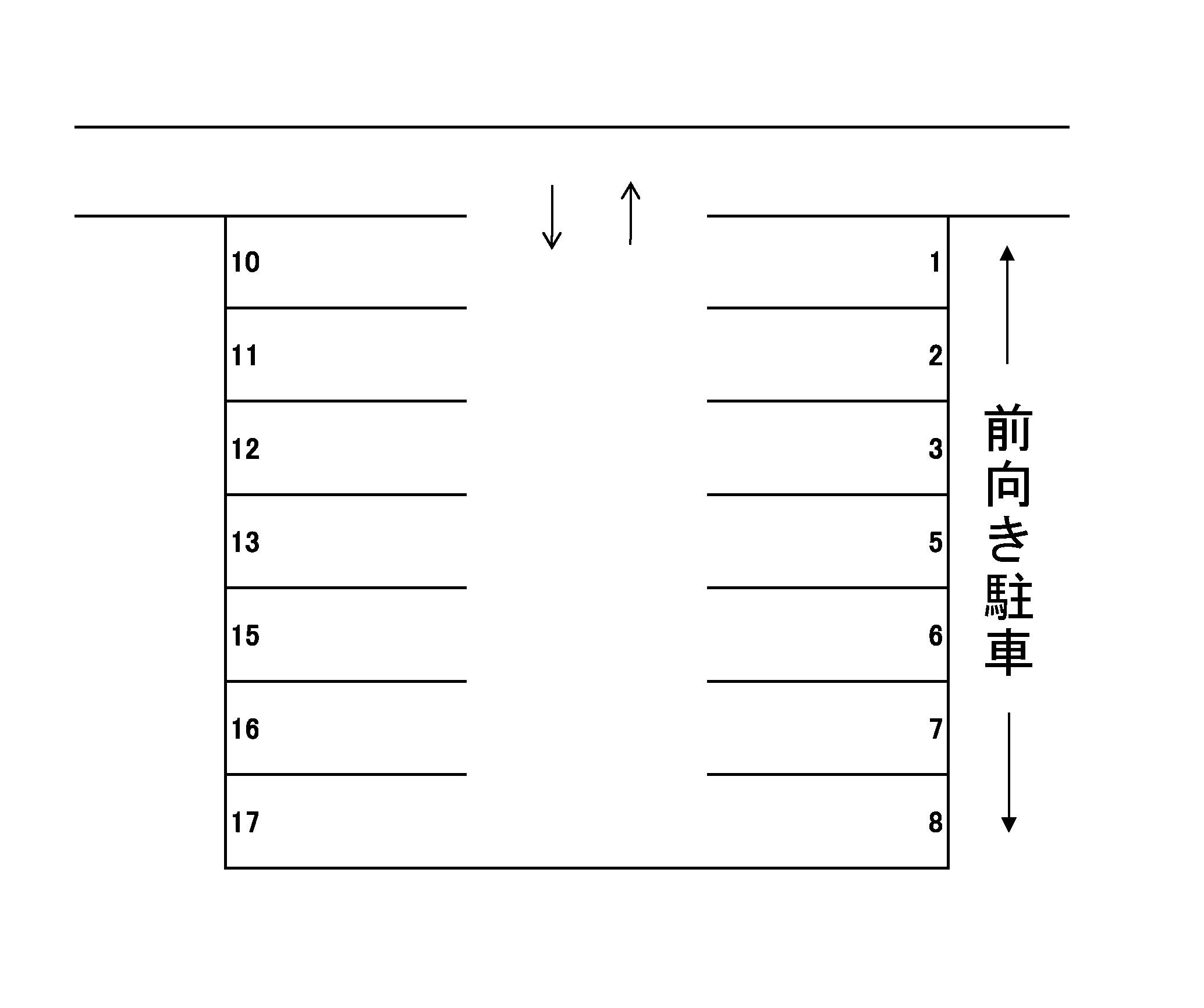 J-184の駐車配置図
