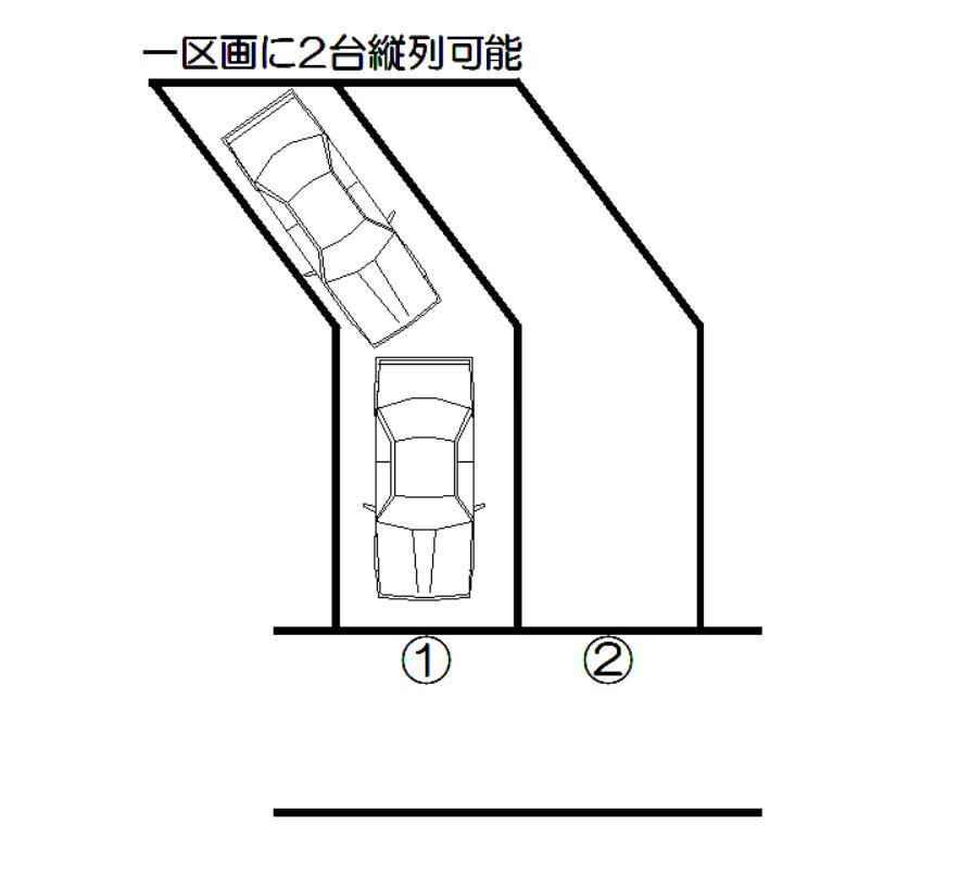 上木戸山田パーキングの駐車配置図