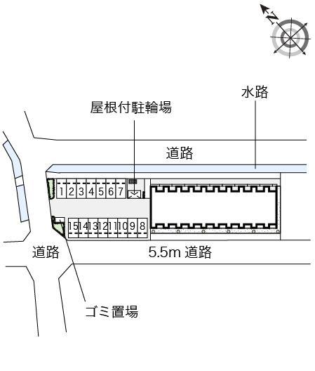 パレハ(52724)の駐車配置図
