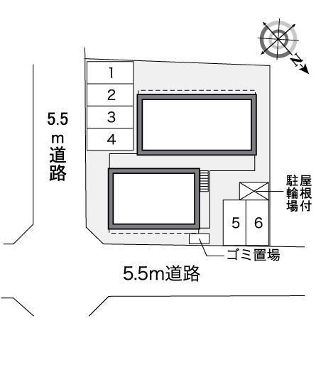 ｗｅｓｔ(35632)の駐車配置図