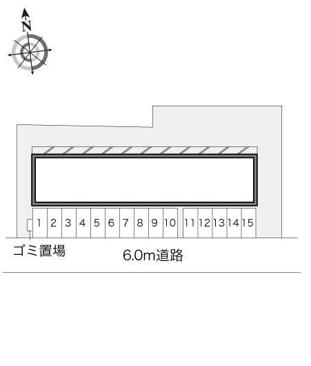 Ｔｈｉｒｄ１００(20765)の駐車配置図
