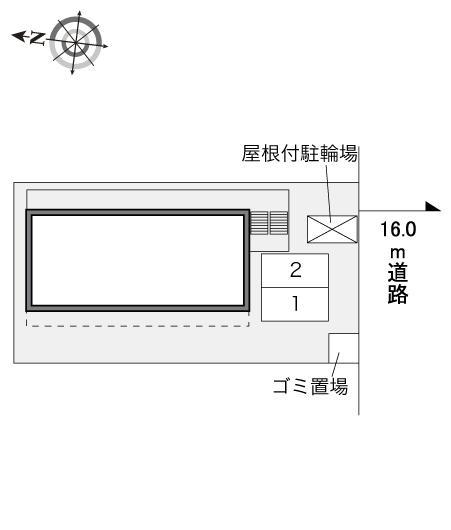 第一吉兵衛ハウス(34161)の駐車配置図