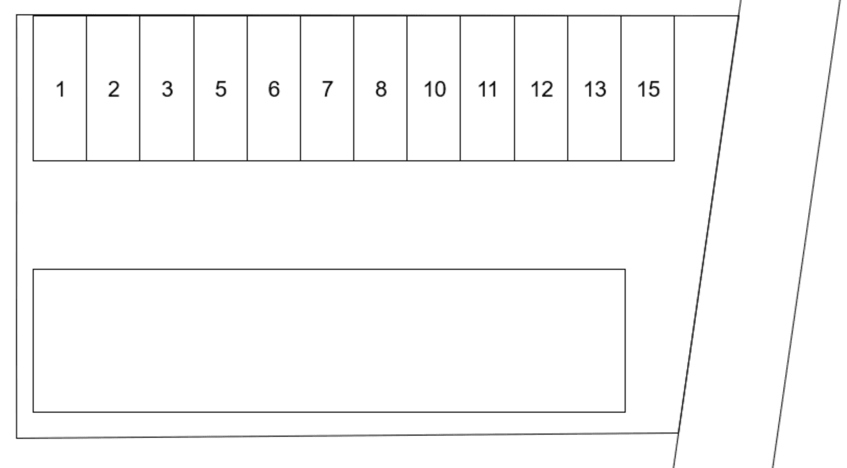 ＯＲＤ別駐車場の駐車配置図