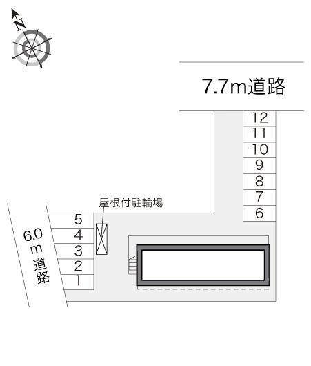 琵琶渕レジデンスⅡ(15279)の駐車配置図