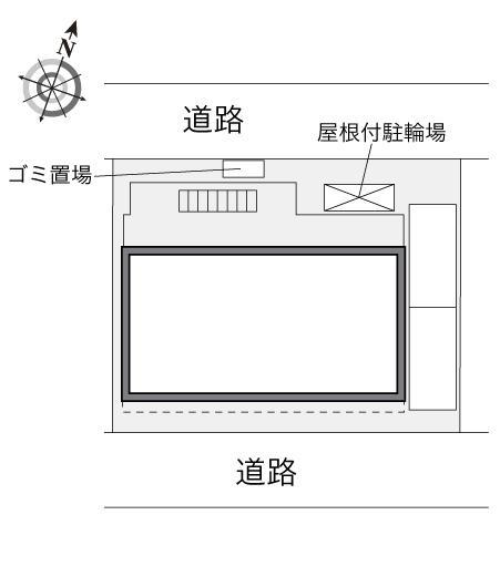 ラ　プランタン(34356)の駐車配置図