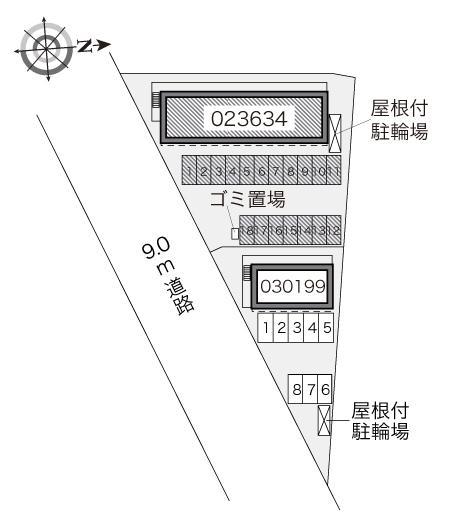 なかの(23634)の駐車配置図