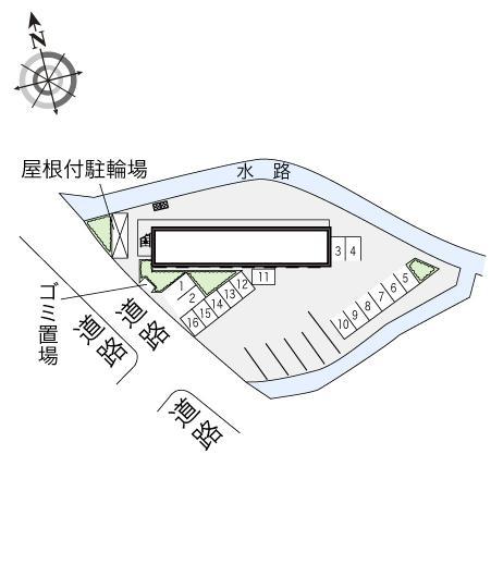 ライフタナカ(14827)の駐車配置図