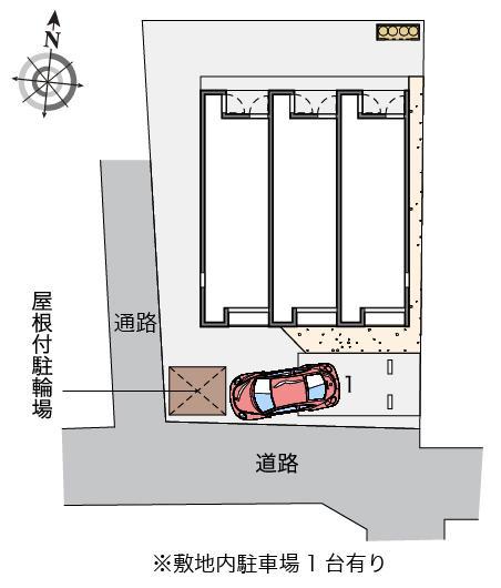 学校町通(52334)の駐車配置図
