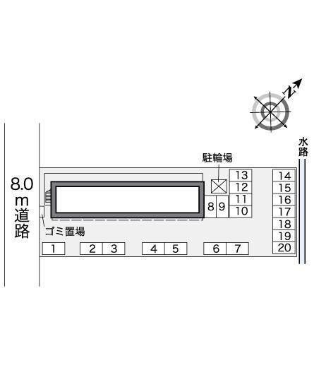 ユズキ(25402)の駐車配置図