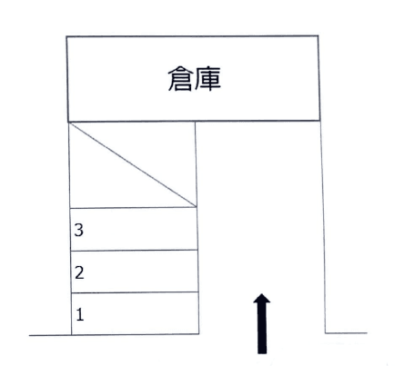 島野パーキングの駐車配置図