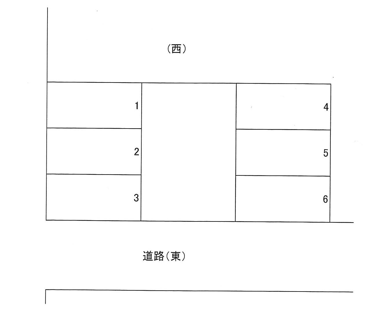 見瀬大橋パーキングの駐車配置図