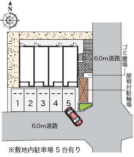 クレイノフリーリー(56456)の駐車配置図