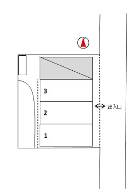 すえひろパーク柿沼の駐車配置図