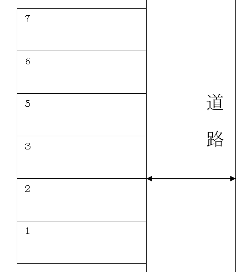 315駐車場の駐車配置図