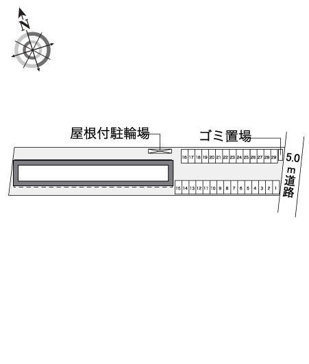 シュガーグレイス(30936)の駐車配置図