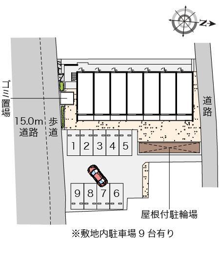 クレイノヴィレッタ(57188)の駐車配置図