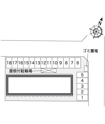シュマン(39280)の駐車配置図