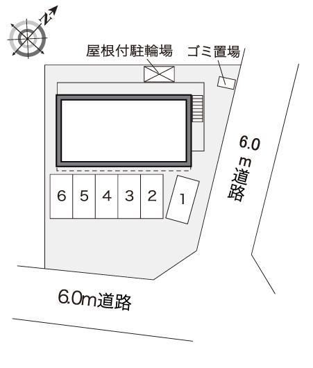 コンフォート(30608)の駐車配置図
