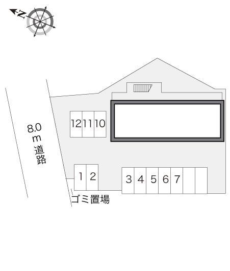 スラップ赤池(18692)の駐車配置図