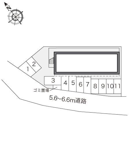 ソフィア南浜(16149)の駐車配置図