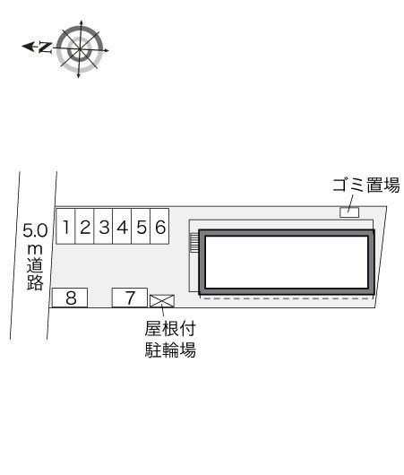 プラチナヒルズ(28631)の駐車配置図