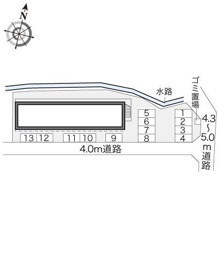 アイリス(18992)の駐車配置図