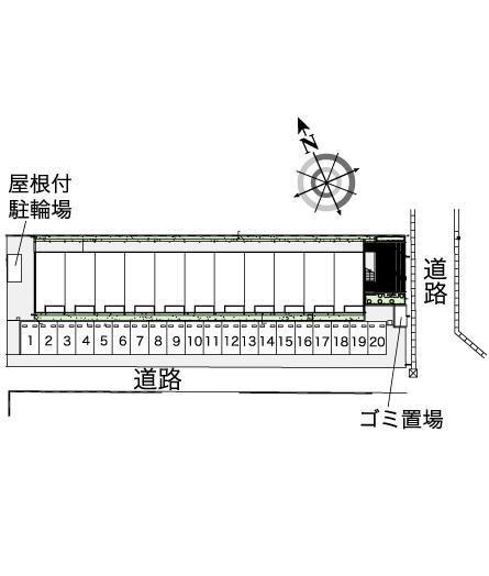 グリシーヌ(43377)の駐車配置図