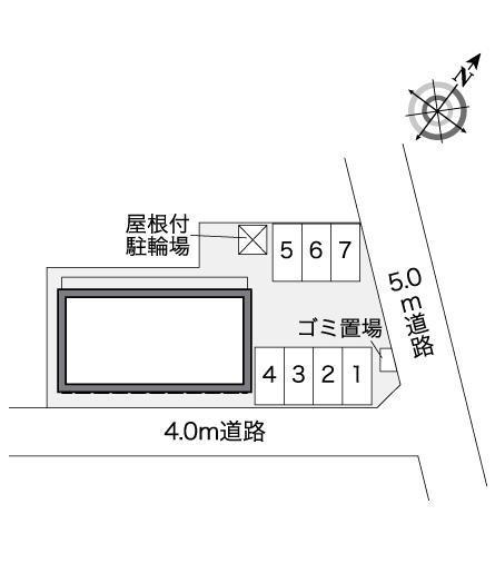 金剛沢(27464)の駐車配置図